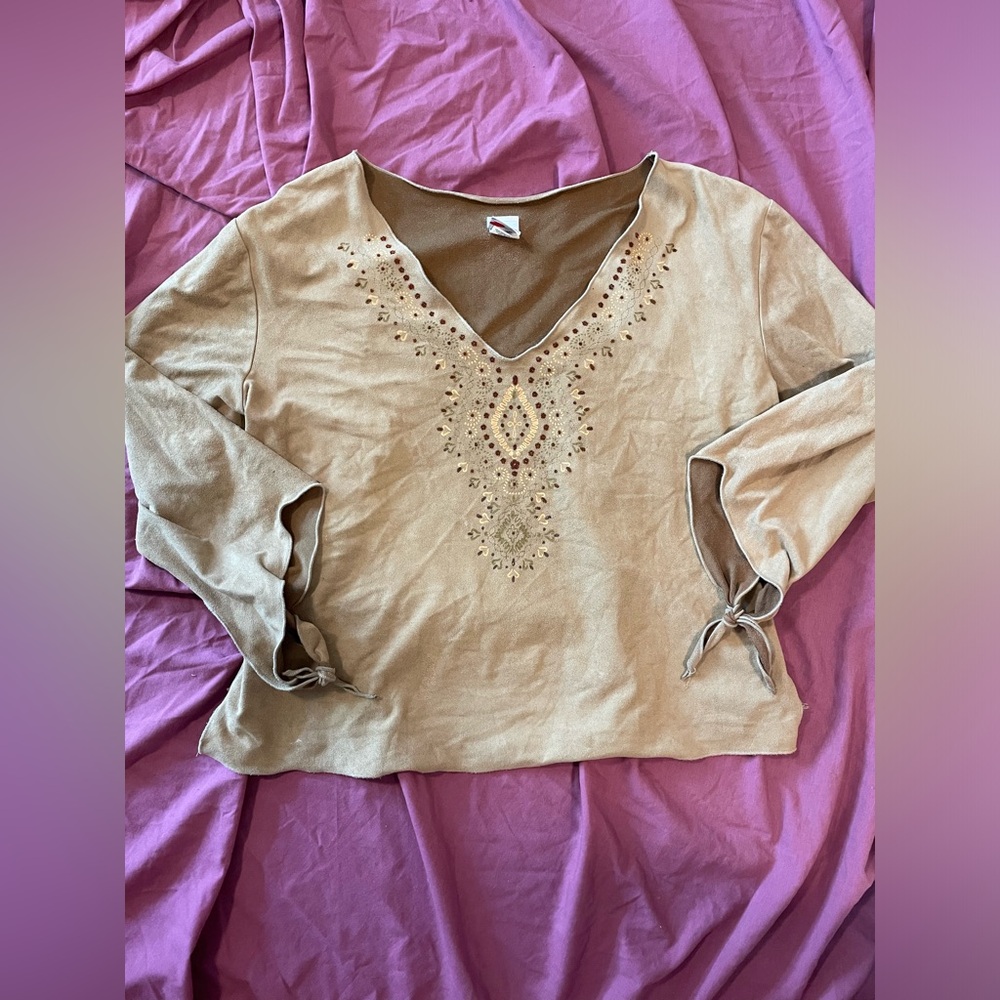 Newport brown quarter sleeve shirt